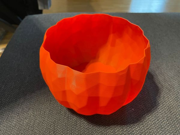Pumpkin candy bowl