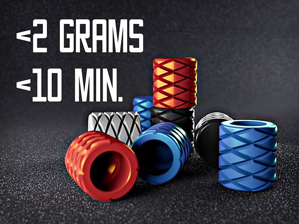 Threaded Tire Valve Cap