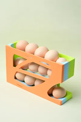 Egg Rolling, Stacking Rack