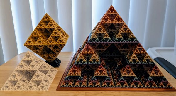 Level 7 Sierpinski Fractal Pyramid