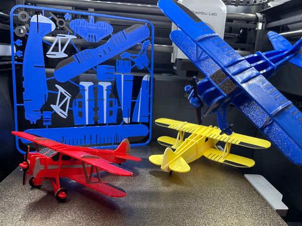 Biplane Kit Card - Christmas Gift!
