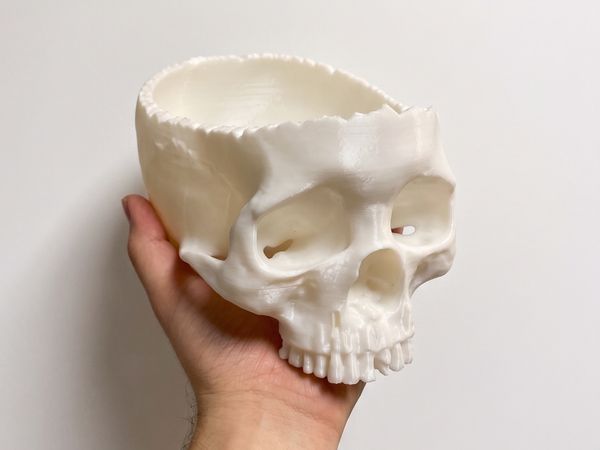 Halloween Skull Candy Bowl