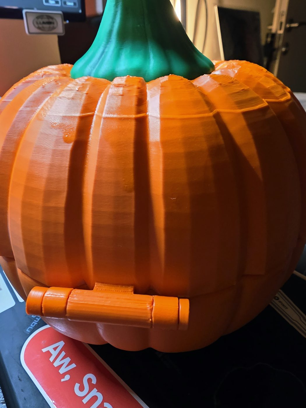 Pumpkin Candy Container