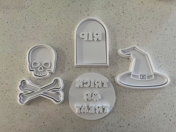 Halloween Cookie cutters and stamps