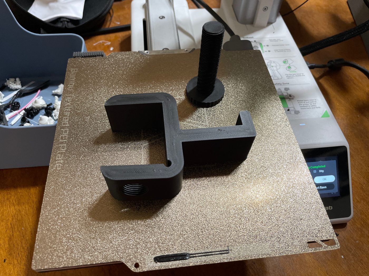 Headphone side desk stand