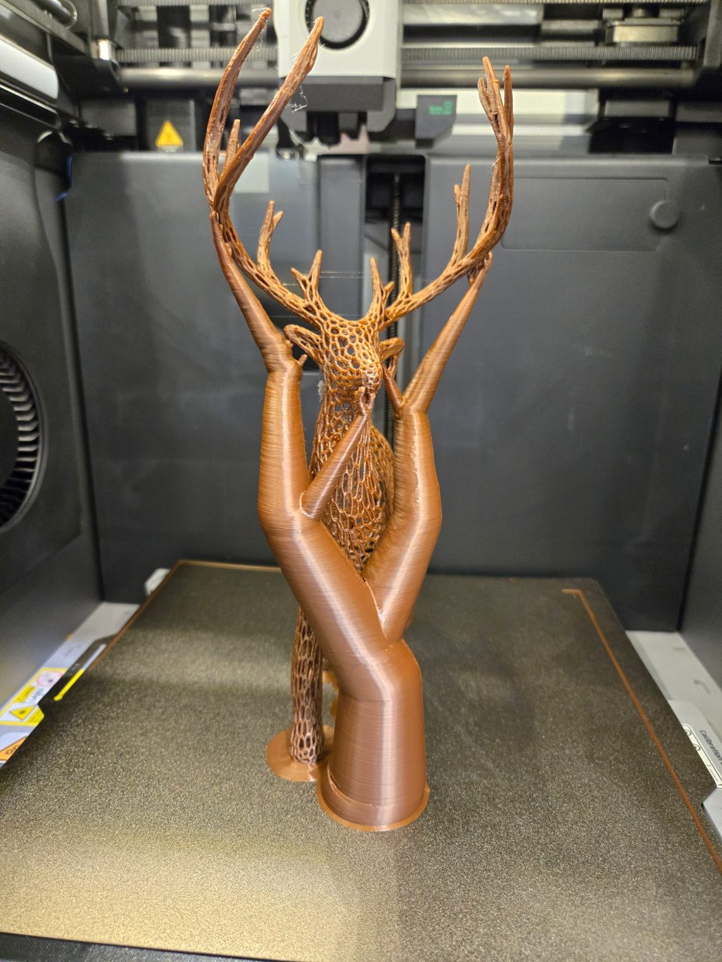 Voronoi Holiday Christmas Deer