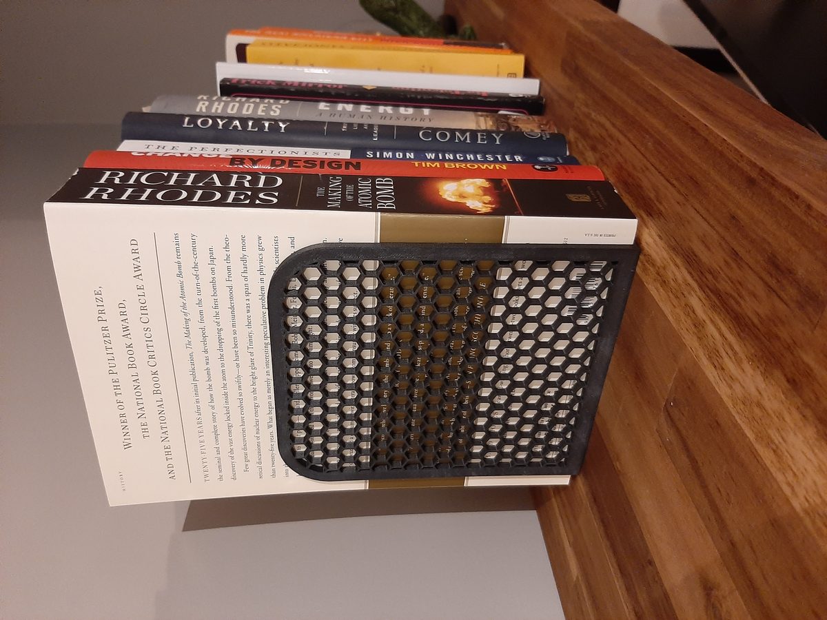 Honeycomb Bookend