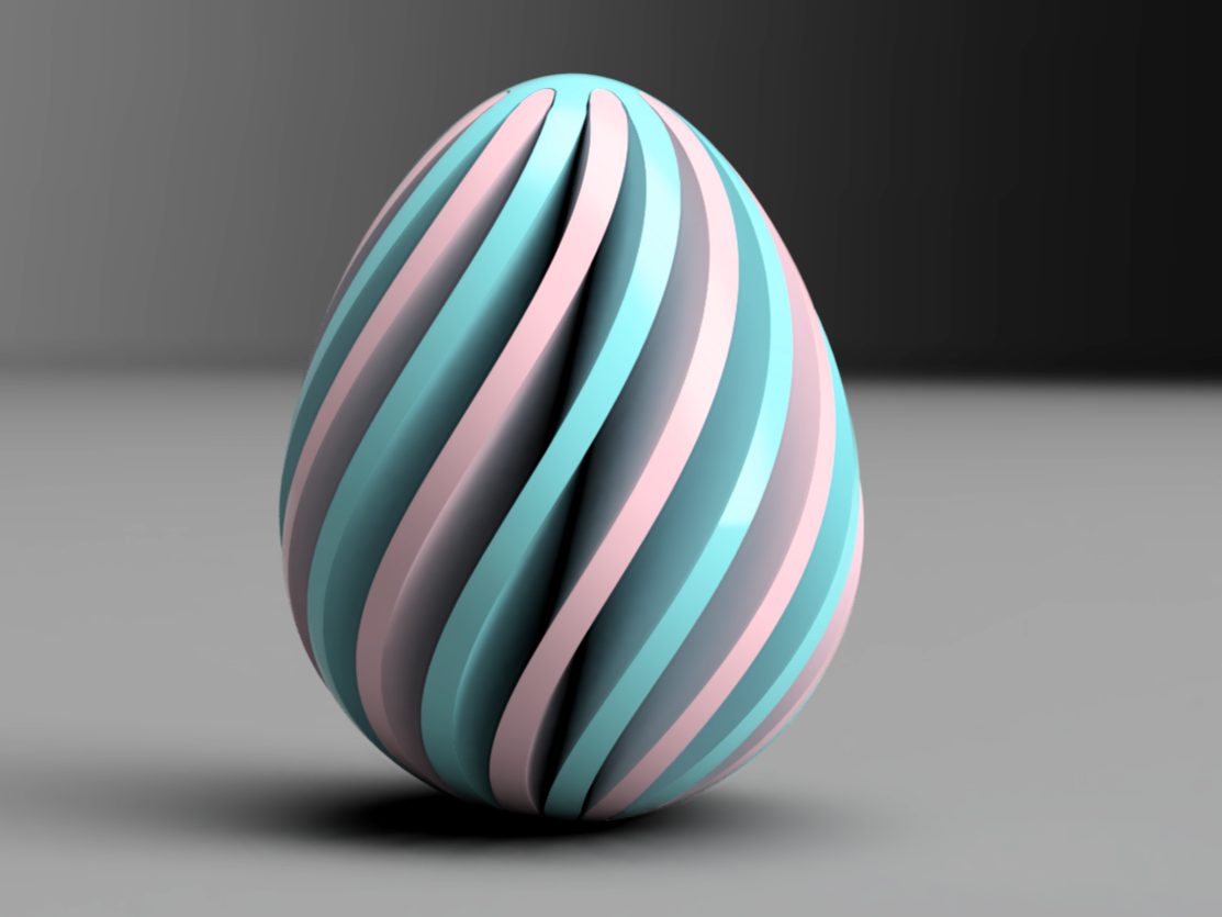 Spiral Easter Egg