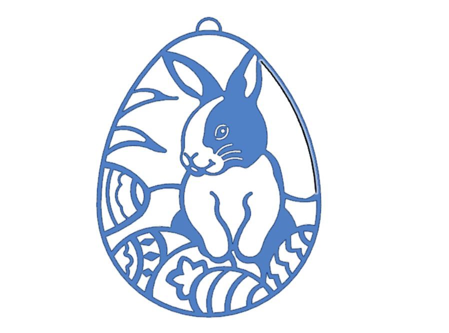 Osterhase mit Eiern - Easter Bunny