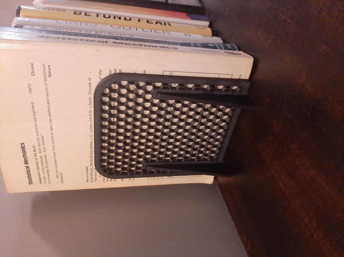 Honeycomb Bookend