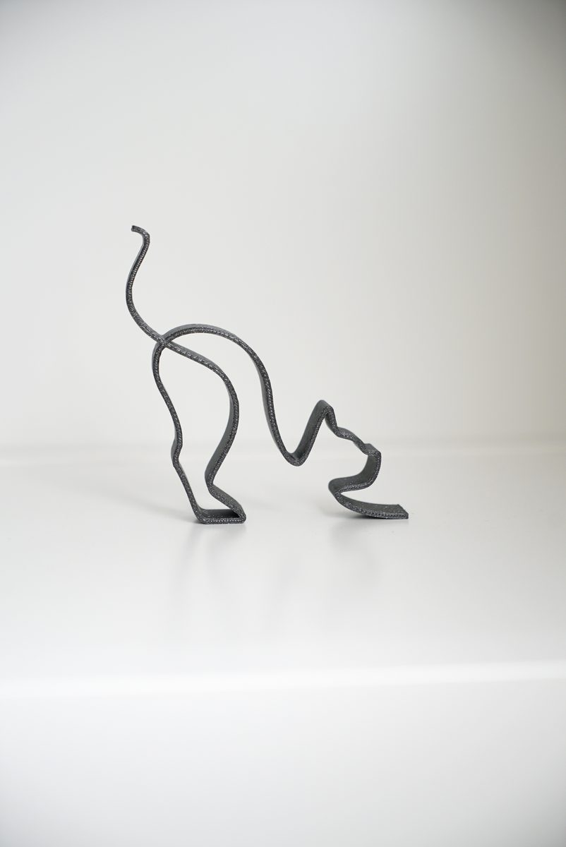 Minimalist Cat Sculpture