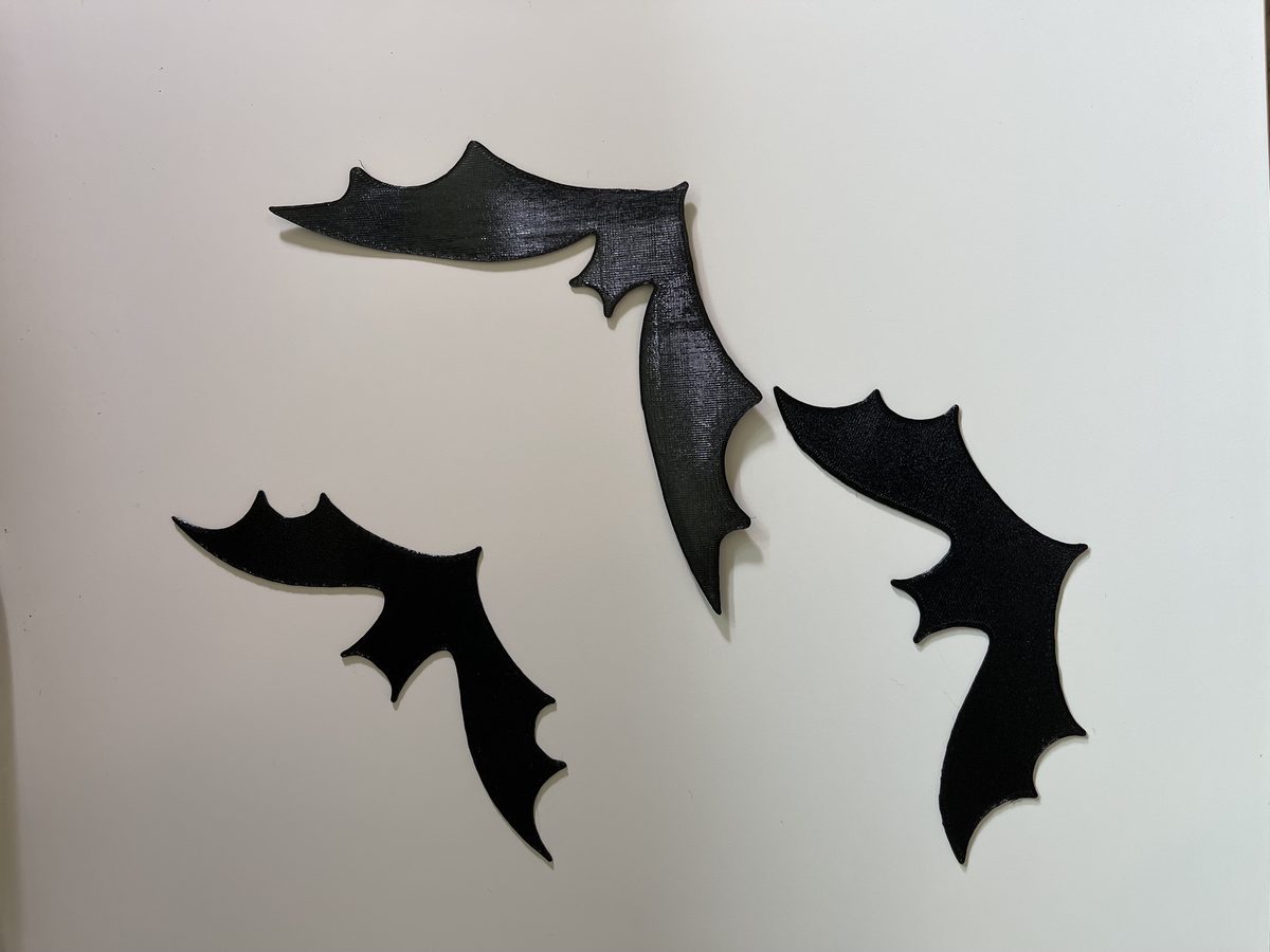 Vintage Halloween Bat Wall Decor