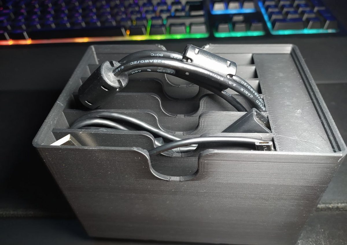 Gridfinity cable Organizer