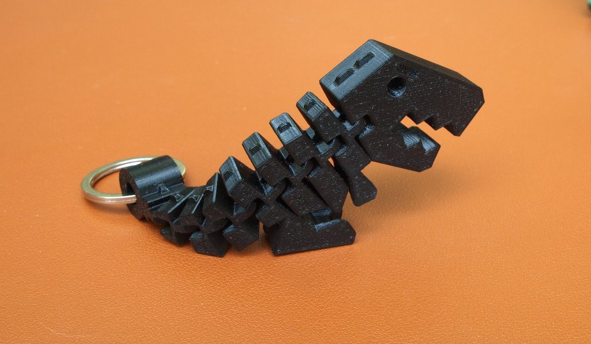 Flexi Rex Keychain